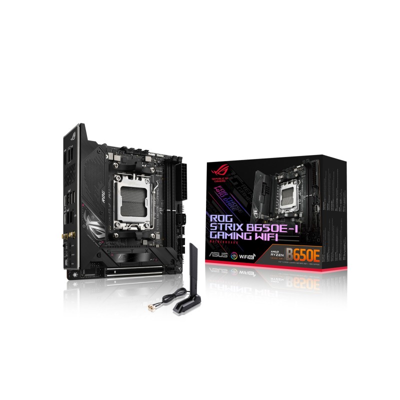 ASUS ROG STRIX B650E-I GAMING WIFI ITX Mainboard Sockel AM5 M.2/USB3.2-C/HDMI